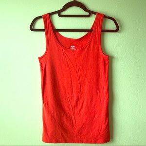 Bright Orange Tank Top